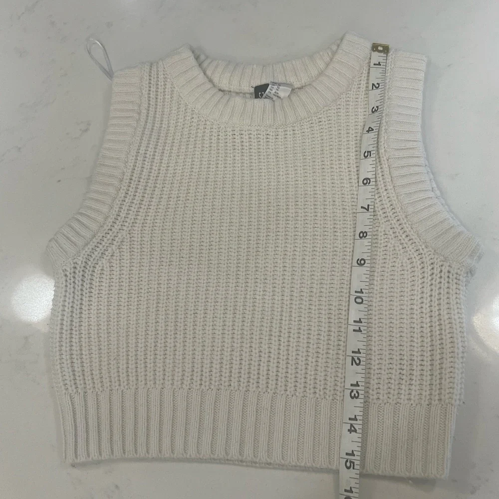 H&M Off-White Knit Sweater